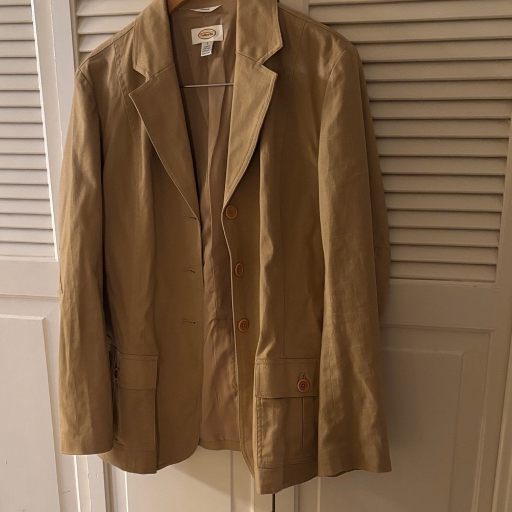 Talbots Classic Beige Blazer
